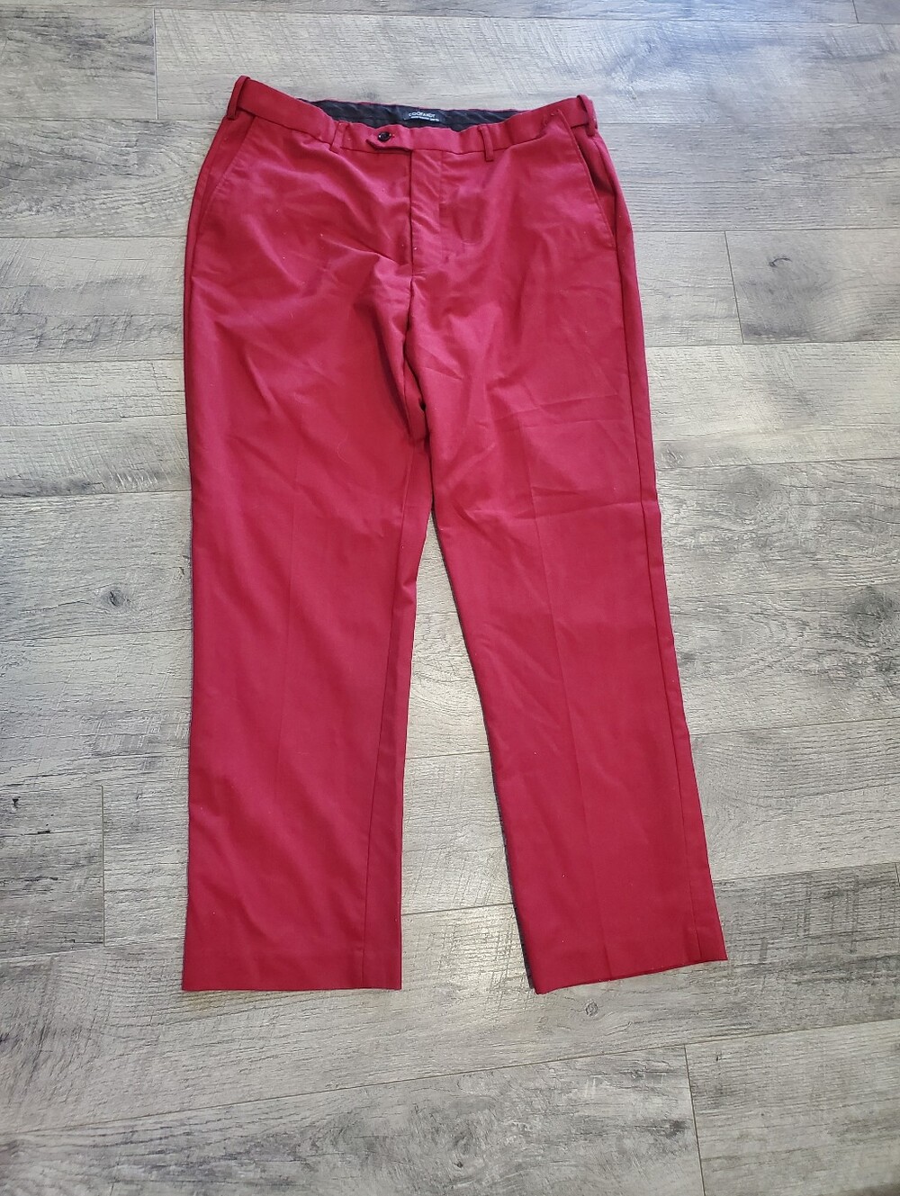 Red Coofandy Dress Pants 38 30
